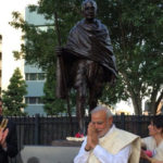 Modi unveils Gandhi statue in Brisbane