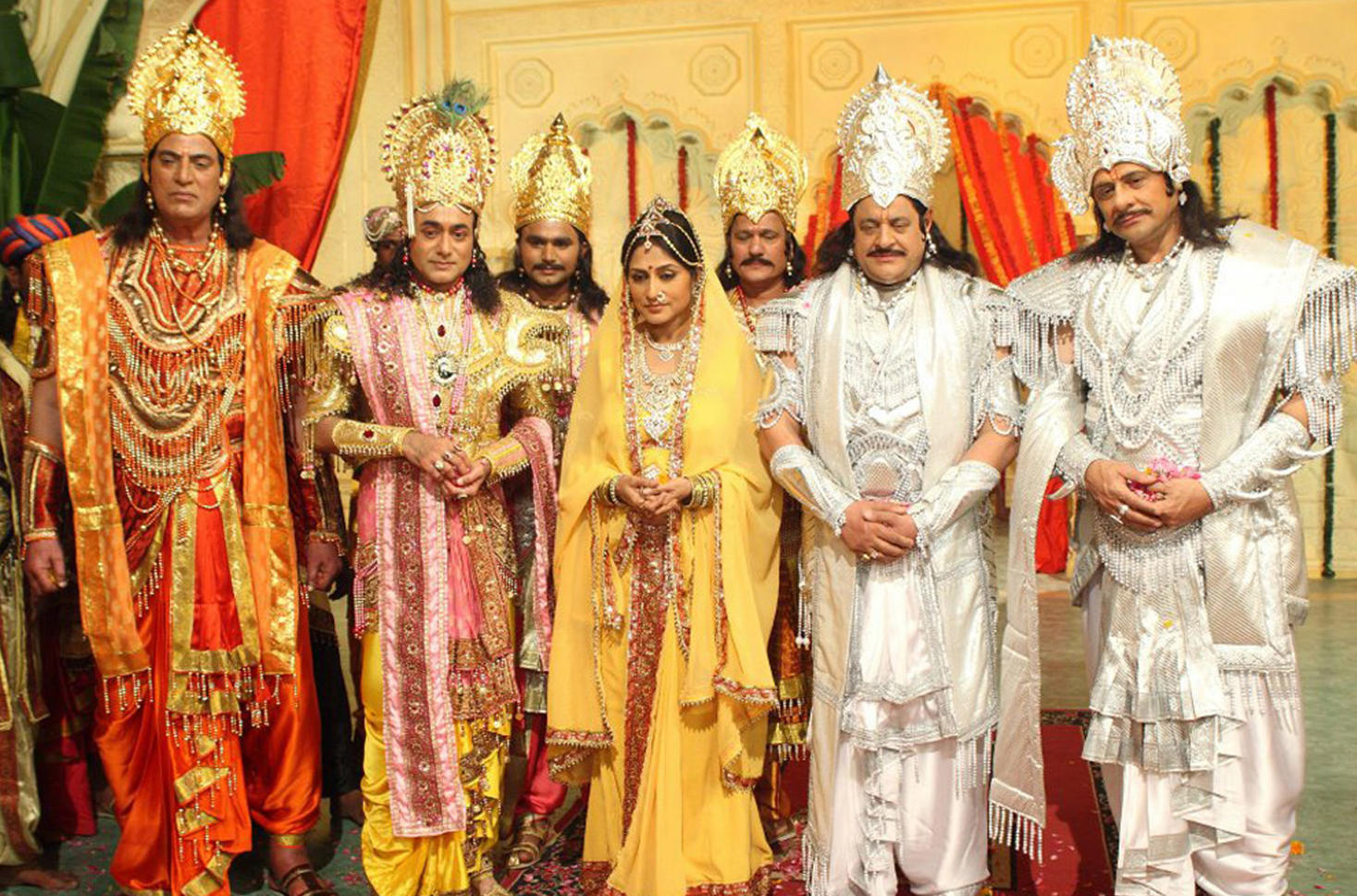 Mahabharat aired on Doordarshan. 