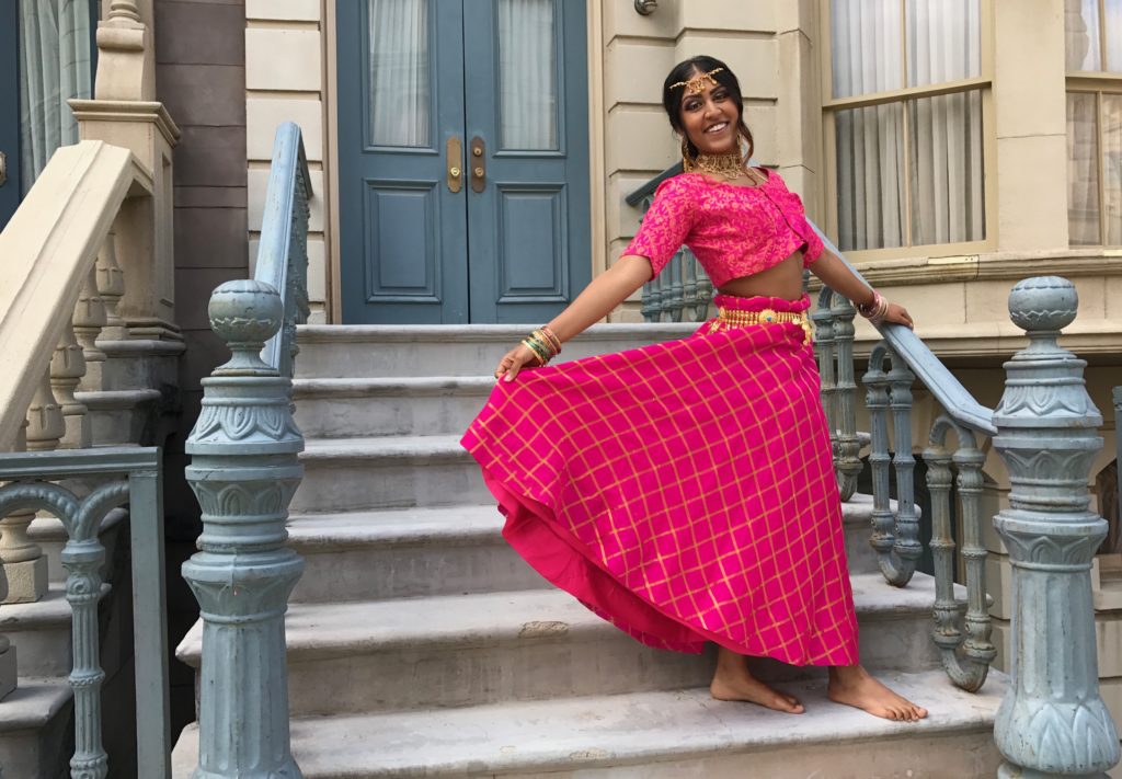 Ria Patel on the set of Bebe Rexha music video shoot