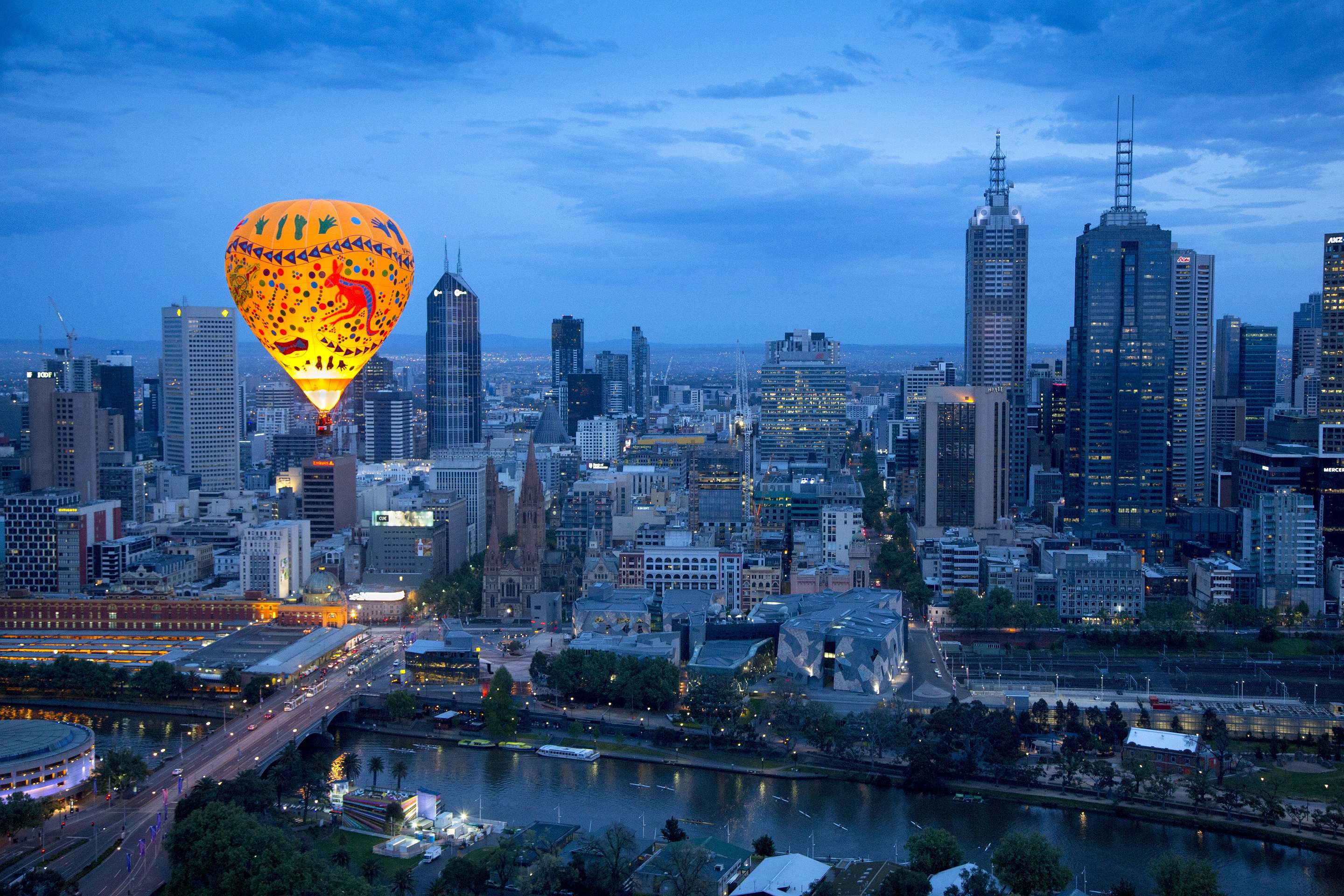 Up, up and away across the Yarra Valley in a basket of dreams