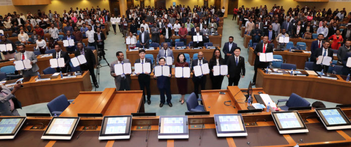 Strategic partnership between HWPL and African Union (AU) through an MOU with Pan-African Parliament (PAP) web