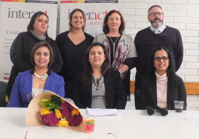 Interact Team With Guest Speaker, Saru Rana