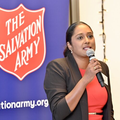 Durga Owen, The Salvation Army testimonial speaker shares her SALVOS journey