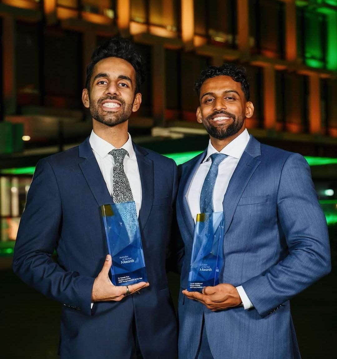 Haseeb Raj Haseeb Riaz and Gareth Shanthikumar named WA Young Australians of the ...